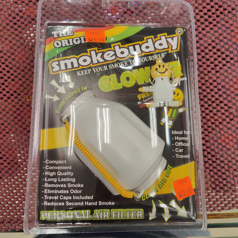 0246 Glow White Smoke Buddy Personal air filter