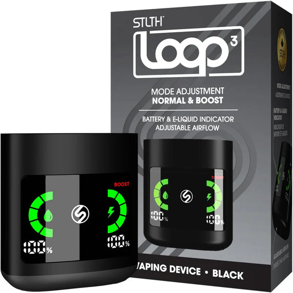 STLTH Loop 3 Closed Pod Device (Black)