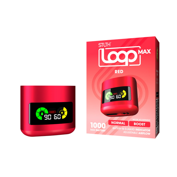 STLTH Loop Max Closed Pod Device (Red)