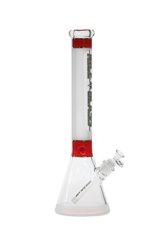 016 H | ST016 18 inch NICE GLASS Mandala Base Sandblasted Beaker