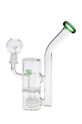 188.5 | XY18 8-inch NICE GLASS Gridded Showerhead to Honeycomb Oiler