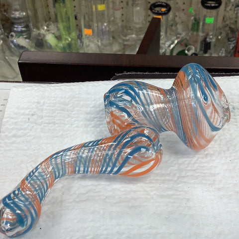 706.4 WP706 GLASS HAND PIPE 4.5 inch BUBBLER