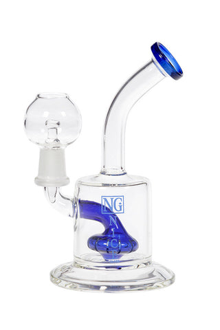 4517 | XY17 Male NICE GLASS Mini Colored Showerhead Oiler