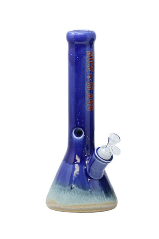 1304 | XS-1304B 13 inch NICE GLASS Blue Ceramic Bong