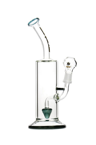 8019 | N8019M 9 inch NICE GLASS Reverse Triangle Perc Oil Rig