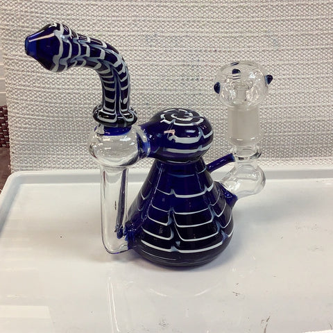 1357 10" Recycler Oil Bubbler, Assorted