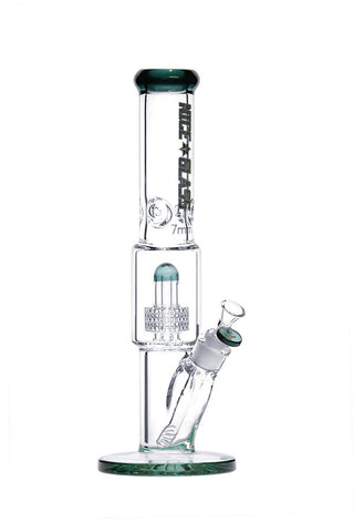 355.5 | S355 15 inch 7mm NICE GLASS Gridded Cup Perc Straight