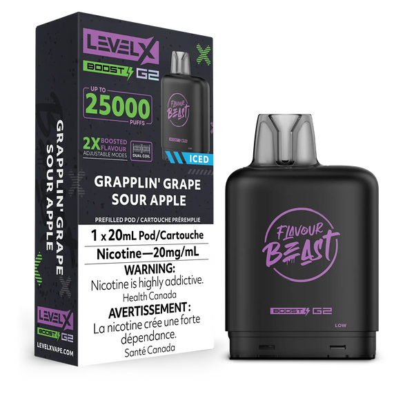 Grapplin’ Grape Sour Apple LevelX G2 25K (Without Battery) Sale 5