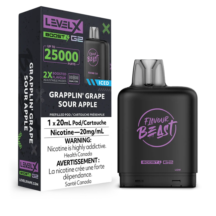 Grapplin’ Grape Sour Apple LevelX G2 25K (Without Battery) Sale 5