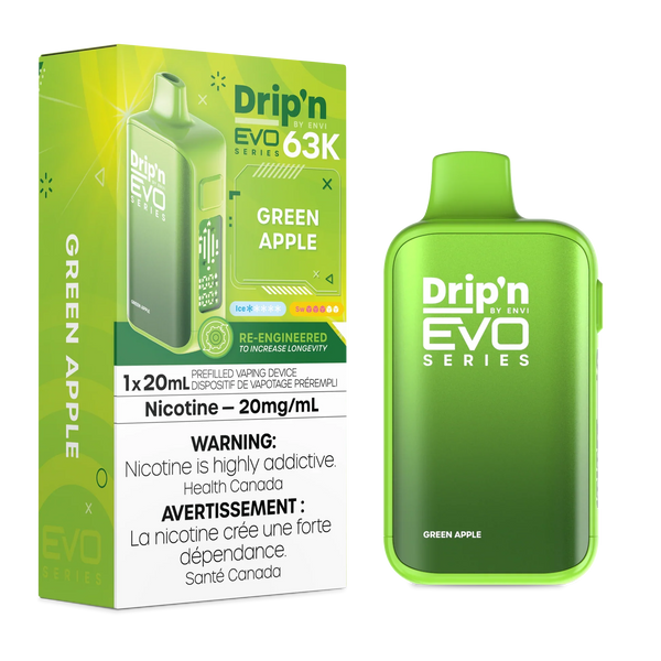 [O] Green Apple Drip'n EVO 63K 20mg/ml 20ml