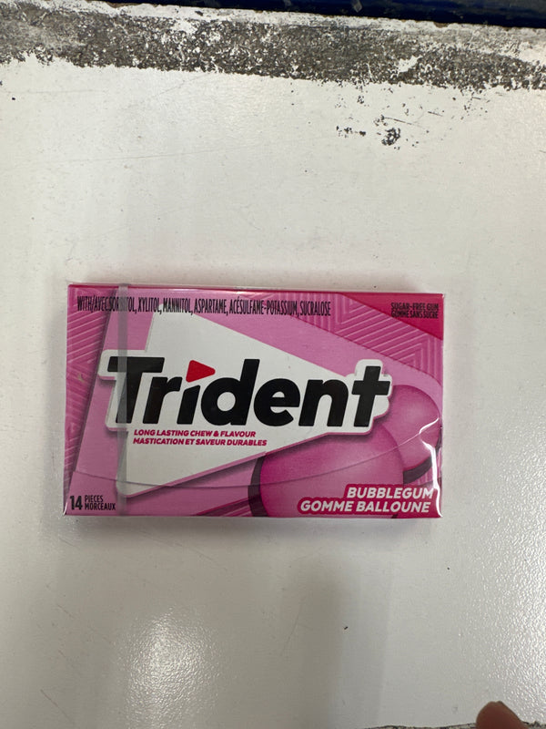 T rident B ubblegum 1 4piece/pck