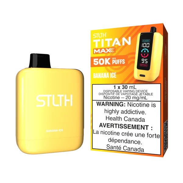 [S] Banana Ice STLTH Titan Max 50K 20mg 20ml