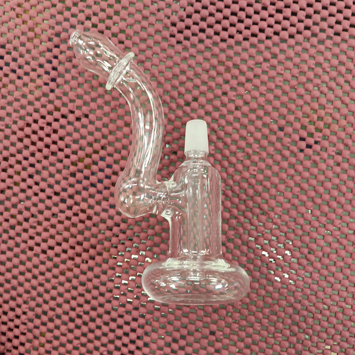 6 06 |  W P606 G LASS H AND C LEAR P IPE 6 INCH B UBBLER