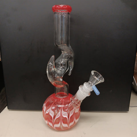 095H | 10 inch Zig-zag Classic Bong