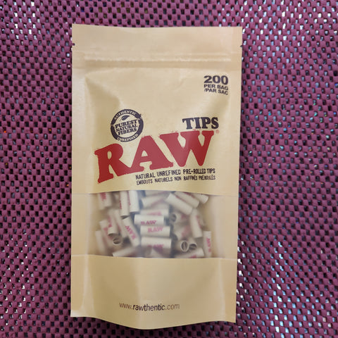 3477.4  RAW Pre-Rolled Tips 200per/pk