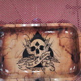 5671 |Ace of Spades Metal Rolling Tray 27.5 cm
