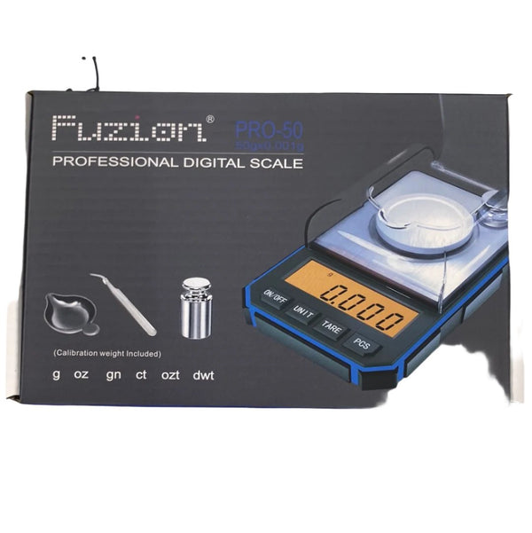 4 156 B  F uzion P RO-50 5 0gx0.001g s cale