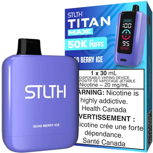 Quad Berry Ice STLTH Titan 50K 20mg 30ml Sale 3