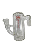 203| X 203 NICE GLASS showerhead and recycler ash catcher 19”.