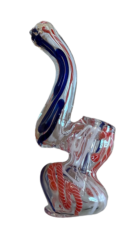 707 WP707 GLASS HAND PIPE 4.5 inch BUBBLER