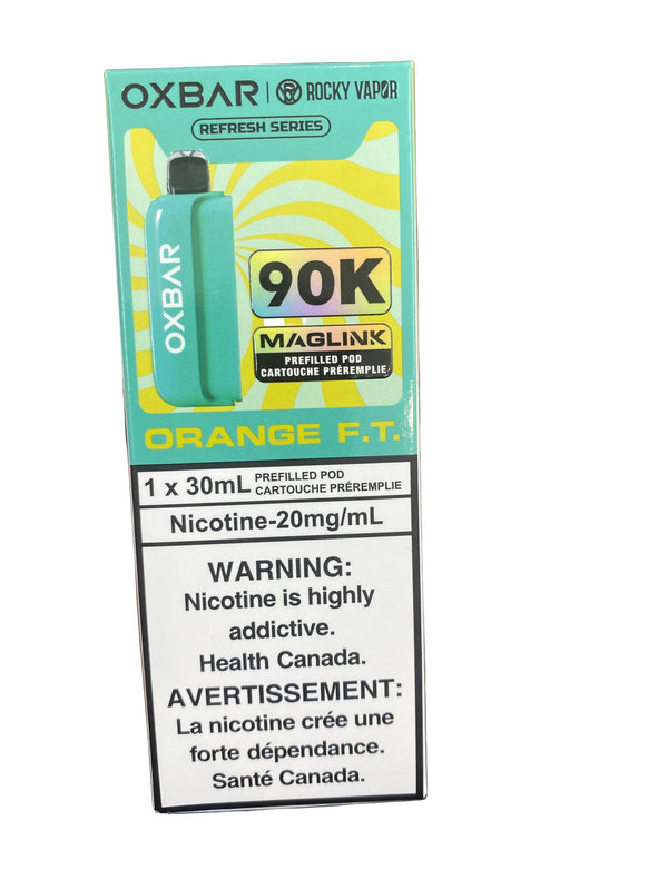 [O] Orange F.T. Oxbar Maglink pre-filled pods 90kO 20mg 30mI