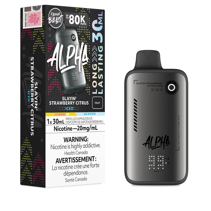 Slayin Strawberry Citrus Iced Flavour Beast Alpha 80K 20mg 30ml