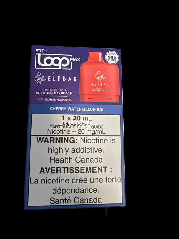 [S] Cherry watermelon ice STLTH Loop Max X Elfbar POD 50K 20mg/ml