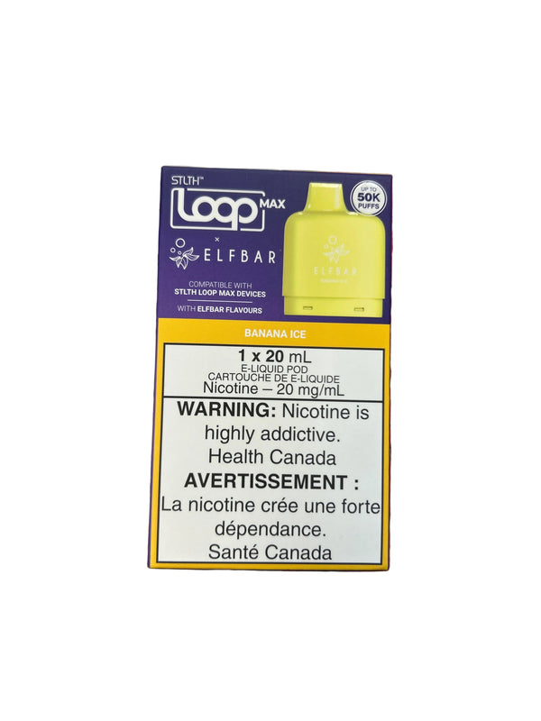 [S] Banana ice STLTH Loop Max X Elfbar POD 50K 20mg/ml