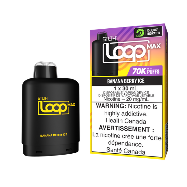 [S] Banana Berry Ice STLTH Loop Max POD 70K 20mg 30ml
