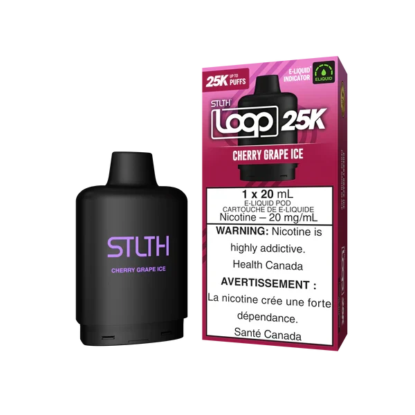 [S] Cherry Grape Ice STLTH Loop 25k 20mg 20ml