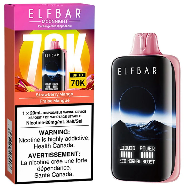 [S] Strawberry Mango Elfbar 70K MoonNight Edition 20mg 1 x20ml