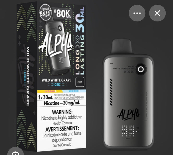 Wild White Grape Flavour Beast Alpha 80K 20mg 30ml