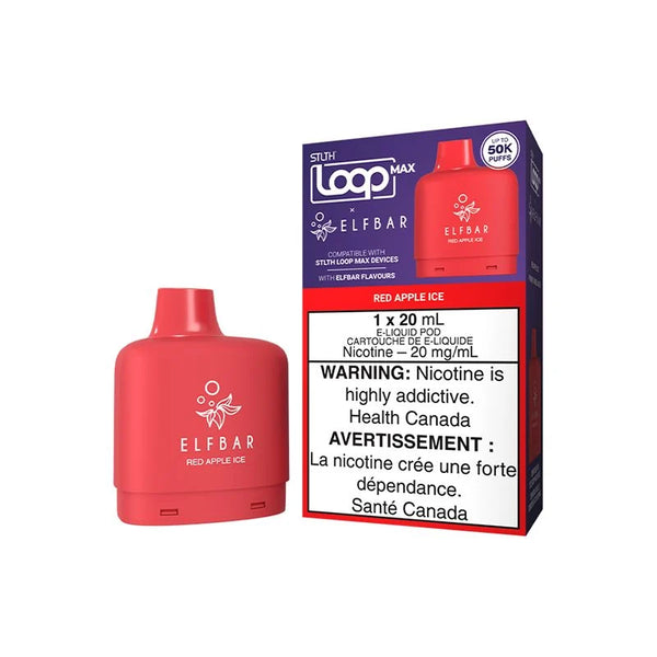 [O] Red Apple Ice STLTH Loop Max X Elfbar POD 50KO 20mg/ml sale