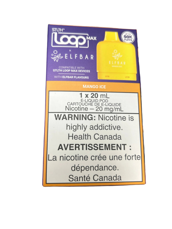[S] Mango ice STLTH Loop Max X  Elfbar POD 50K 20mg/ml