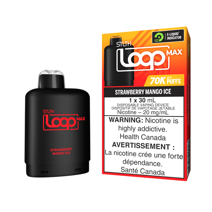[S] Strawberry Mango Ice STLTH Loop Max POD 70K 20mg 30ml