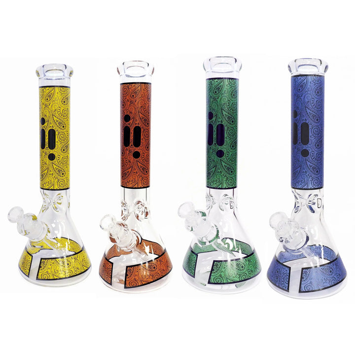 1 735 F eather P rintBeaker,Bowl,14" 7 mm D ecal B eaker