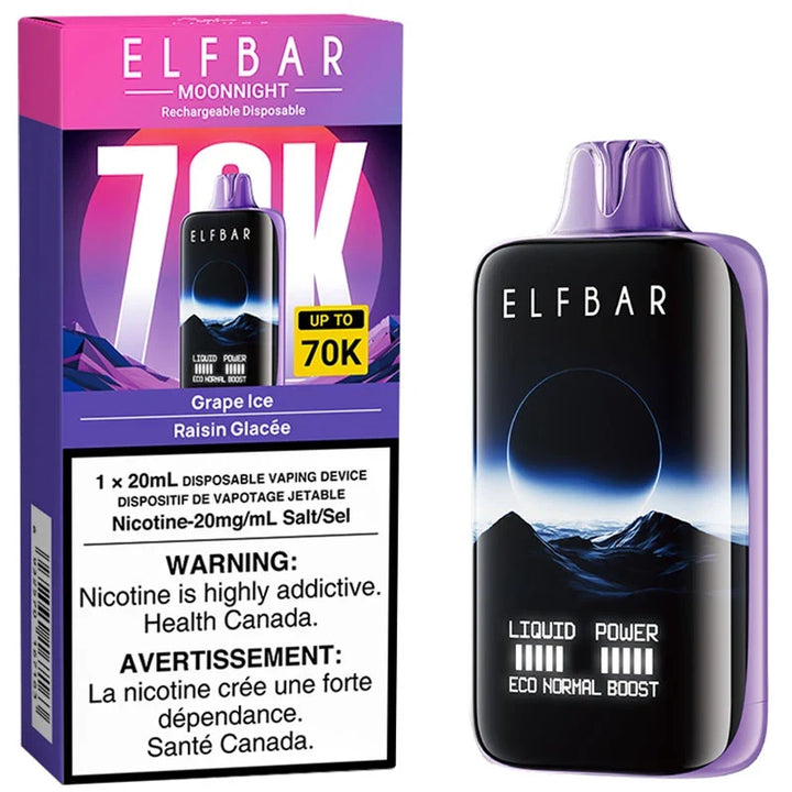 [O] Grape Ice Elfbar 70KO MoonNight Edition 20mg/ml