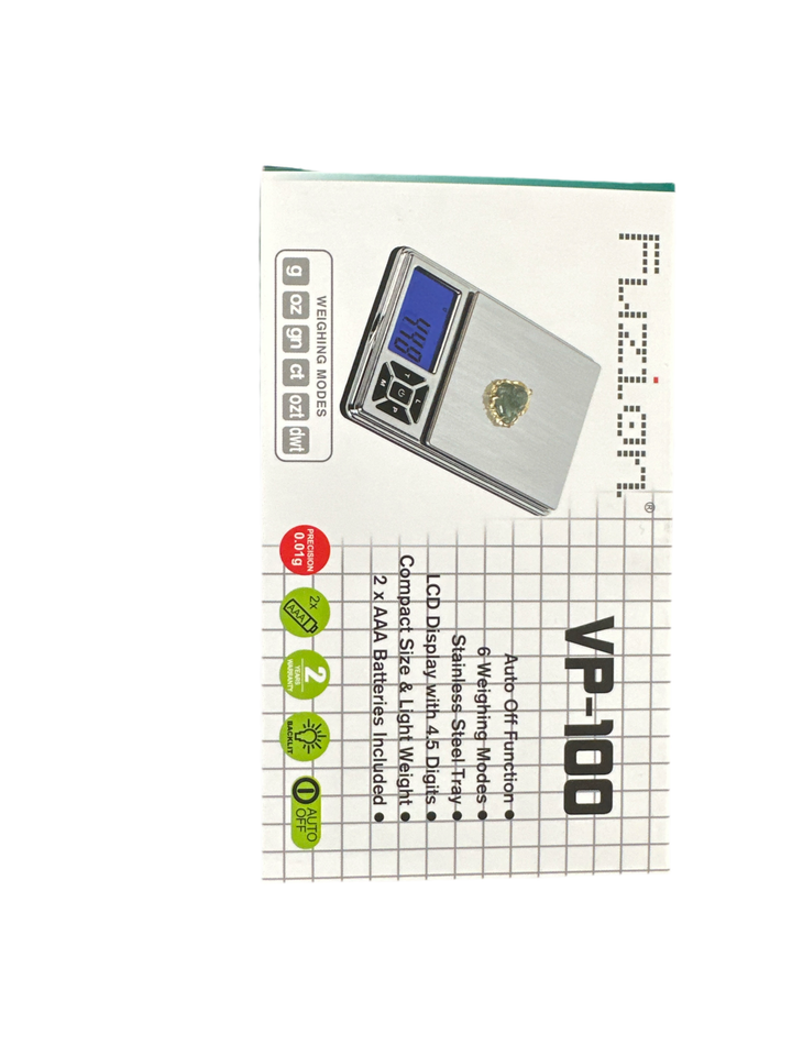 1 353 F UZION V P-100 D IGITAL S CALE 1 00G X  0 .01G
