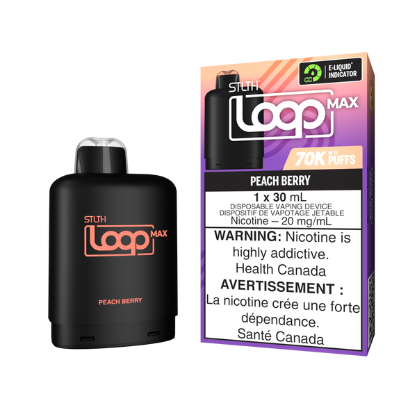 [S] Peach Berry STLTH Loop Max POD 70K 20mg 30ml