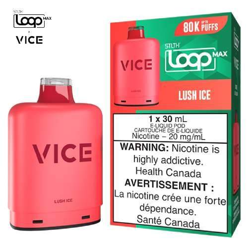 [O] Lush Ice STLTH Loop Max X Vice POD 80KO 20mg 30ml