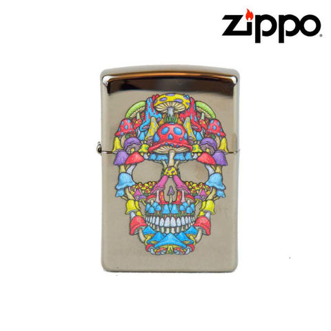 9135 ZIPPO LIGHTER – MUSHROOM SKULL
