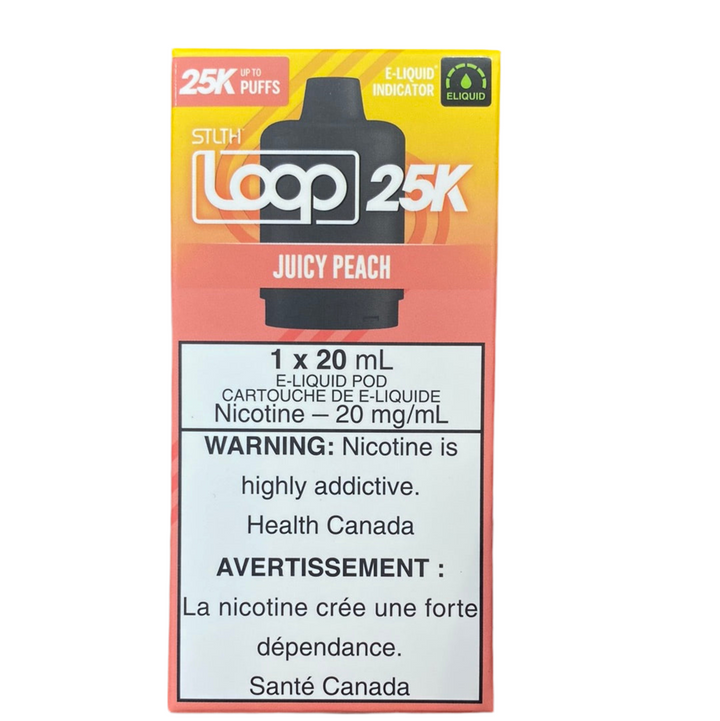 [O] Juicy Peach STLTH Loop 25KO 20mg/20ml sale