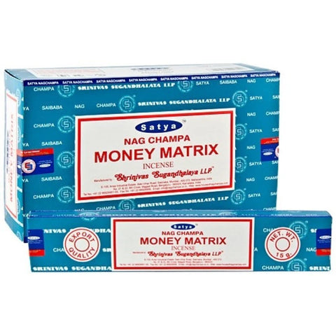 015 Satya 15g Money Matrix Incense