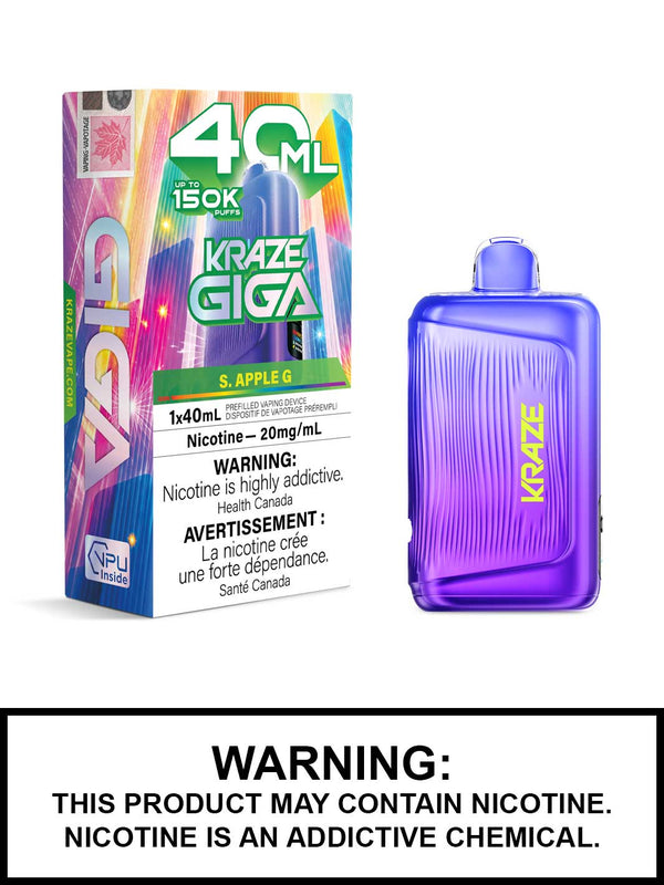 S.Apple G Kraze Giga 150KO 20mg 1*40ml