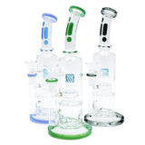 1921| TP-GP-Gp1921 | 10 inch Infyniti  Water Pipe with Barel Perk, Stemless, Bent Neck