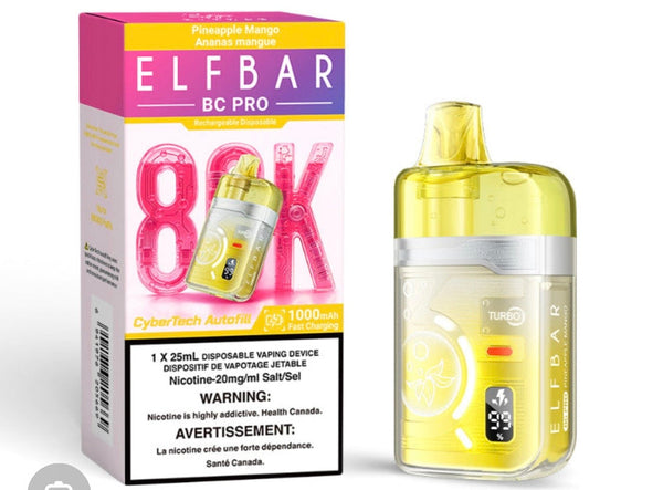 Pineapple Mango Elfbar 80K BC Pro Edition 20mg 1 x 25ml