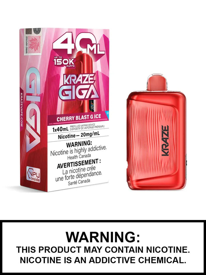 (S) Cherry Blast G  Ice Kraze Giga 150K 20mg 1*40ml