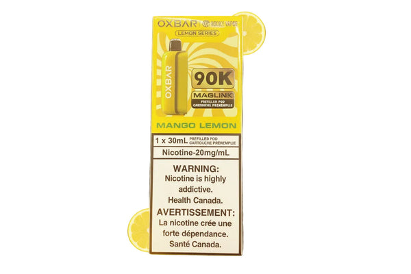 [O] Mango Lemon Oxbar Maglink pre-filled pods 90kO 20mg 30mI