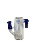 203| X 203 NICE GLASS showerhead and recycler ash catcher 19”.