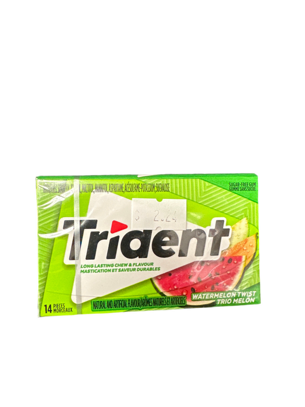 T rident W atermelon T wist 1 4piece/pck